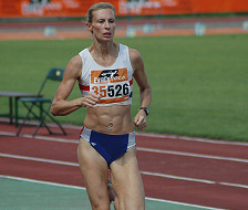 800m Final - working hard down the straight